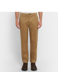 Мужские светло-коричневые брюки от Richard James