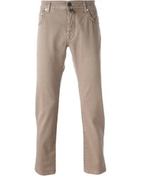Мужские светло-коричневые брюки от Jacob Cohen