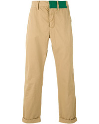 Мужские светло-коричневые брюки от Sacai