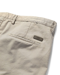 Мужские светло-коричневые брюки от Hugo Boss