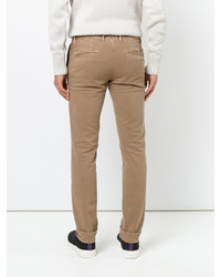 Мужские светло-коричневые брюки от Incotex