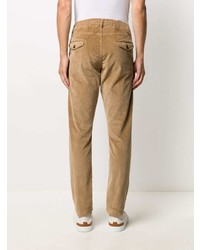 Светло-коричневые вельветовые брюки чинос от Eleventy