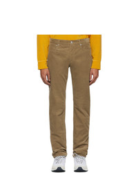 Мужские светло-коричневые вельветовые джинсы от A.P.C.