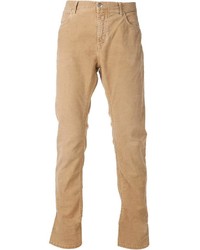 Мужские светло-коричневые вельветовые классические брюки от Closed