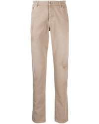 Мужские светло-коричневые джинсы от Brunello Cucinelli