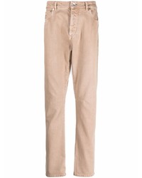 Мужские светло-коричневые джинсы от Brunello Cucinelli
