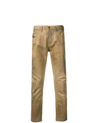 Мужские светло-коричневые джинсы от Diesel Black Gold