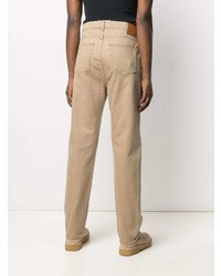 Мужские светло-коричневые джинсы от Nanushka