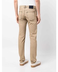 Мужские светло-коричневые джинсы от Kiton