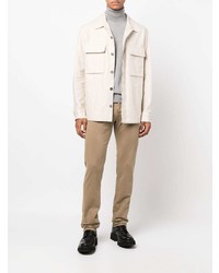 Мужские светло-коричневые джинсы от Incotex