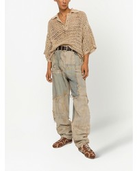 Мужские светло-коричневые джинсы от Dolce & Gabbana