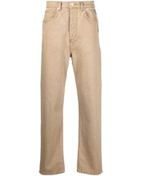 Мужские светло-коричневые джинсы от Nanushka