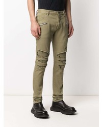 Мужские светло-коричневые джинсы от Balmain