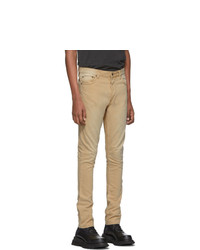 Мужские светло-коричневые джинсы от Ksubi