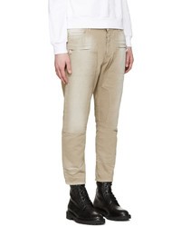 Мужские светло-коричневые джинсы от Balmain