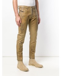 Мужские светло-коричневые джинсы от Diesel Black Gold