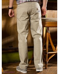 Мужские светло-коричневые джинсы от Wrangler