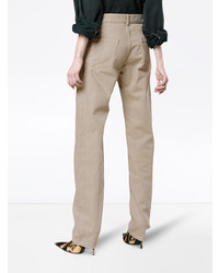 Женские светло-коричневые джинсы от Y/Project