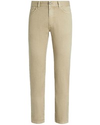 Мужские светло-коричневые джинсы от Zegna