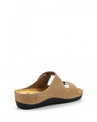 Женские светло-коричневые замшевые босоножки от Jana