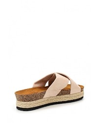 Женские светло-коричневые замшевые босоножки от Malien