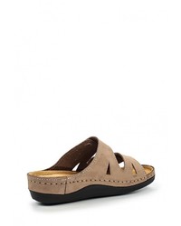 Женские светло-коричневые замшевые босоножки от Marco Tozzi