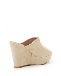 Женские светло-коричневые замшевые босоножки от Renda