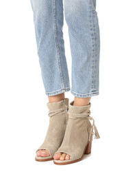 Светло-коричневые замшевые ботильоны от Matt Bernson