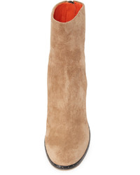 Светло-коричневые замшевые ботильоны от Rag & Bone