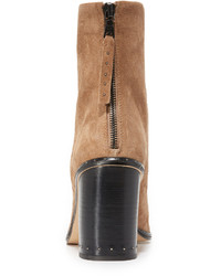 Светло-коричневые замшевые ботильоны от Rag & Bone