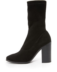 Светло-коричневые замшевые ботильоны от Sol Sana