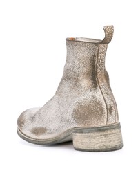 Светло-коричневые замшевые ботильоны от Guidi