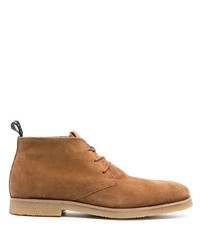 Светло-коричневые замшевые ботинки дезерты от AllSaints