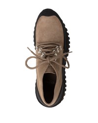 Светло-коричневые замшевые ботинки дезерты от Diemme