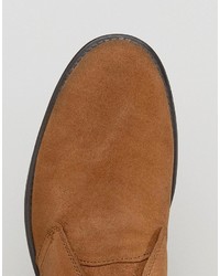 Светло-коричневые замшевые ботинки дезерты от Frank Wright