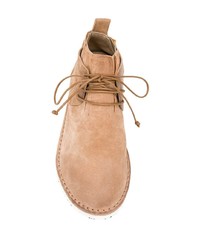 Светло-коричневые замшевые ботинки дезерты от Marsèll