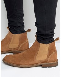 Мужские светло-коричневые замшевые ботинки челси от Aldo