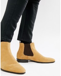 Мужские светло-коричневые замшевые ботинки челси от Aldo
