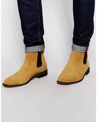 Мужские светло-коричневые замшевые ботинки челси от Bellfield