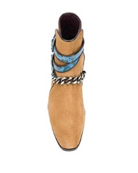 Мужские светло-коричневые замшевые ботинки челси от Lidfort