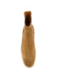 Женские светло-коричневые замшевые ботинки челси от Common Projects