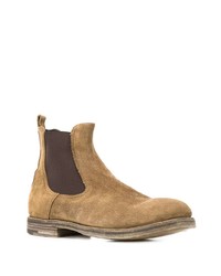 Мужские светло-коричневые замшевые ботинки челси от Premiata