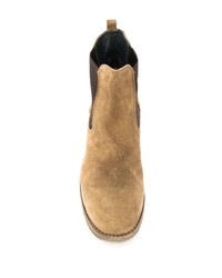 Мужские светло-коричневые замшевые ботинки челси от Premiata