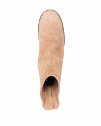 Мужские светло-коричневые замшевые ботинки челси от Guidi