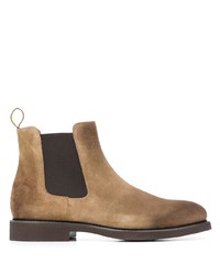 Мужские светло-коричневые замшевые ботинки челси от Doucal's