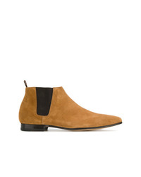 Мужские светло-коричневые замшевые ботинки челси от Paul Smith