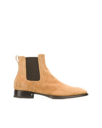 Мужские светло-коричневые замшевые ботинки челси от Silvano Sassetti