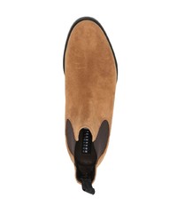 Мужские светло-коричневые замшевые ботинки челси от Fratelli Rossetti