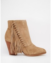 Женские светло-коричневые замшевые ботинки от Aldo