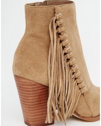 Женские светло-коричневые замшевые ботинки от Aldo
